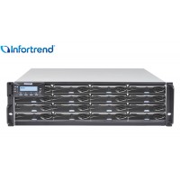 Eonstor DS 3016G Storage Infortrend 16 baias | host board SAS, FC e Gigabit Ethernet | até 256TB