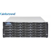Eonstor DS 3024G Storage Infortrend 24 baias | host board SAS, FC e Gigabit Ethernet | até 384 TB