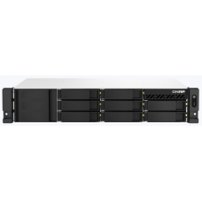 Qnap TS-864eU-RP | Storage NAS com 8 baias SATA| Servidor NAS 2.5 Gb Ethernet