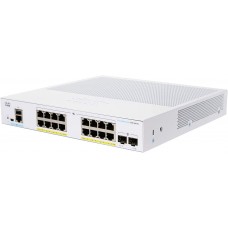 Cisco CBS250-16P-2G | Switch Inteligente | 16 portas Gb Ethernet PoE