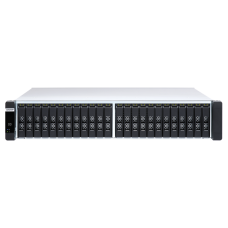 Qnap ES2486dc  Storage All Flash Xeon 24 baias de 2.5"  SAS e SATA - Sistema  ZFS  Dual Controller