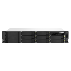 Qnap TS-873AeU-RP | AMD Ryzen Quad Core | Storage 8 bay | SSD e HD SATA | 2.5 Gb Ethernet | até 144 TB